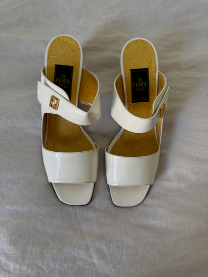 Vintage Fendi Heeled Sandal