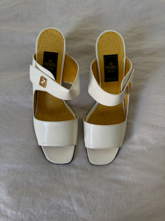 Vintage Fendi Heeled Sandal