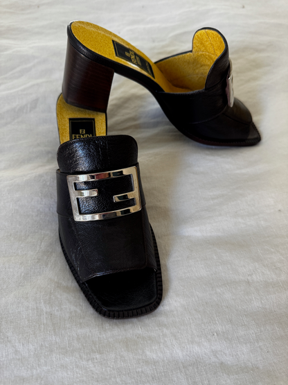 Vintage Fendi Buckle Sandal